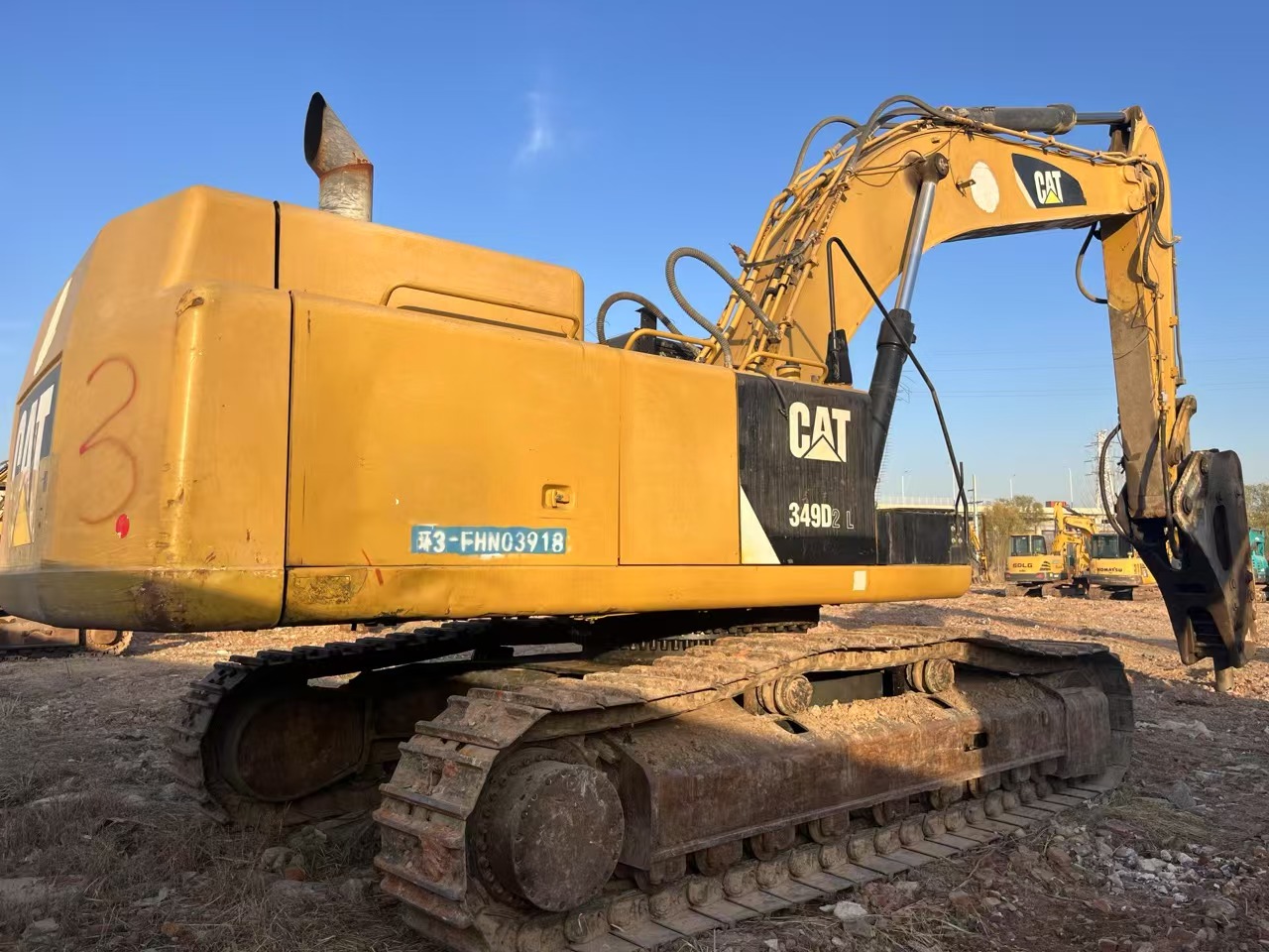 2017 year CAT 349D2L excavator