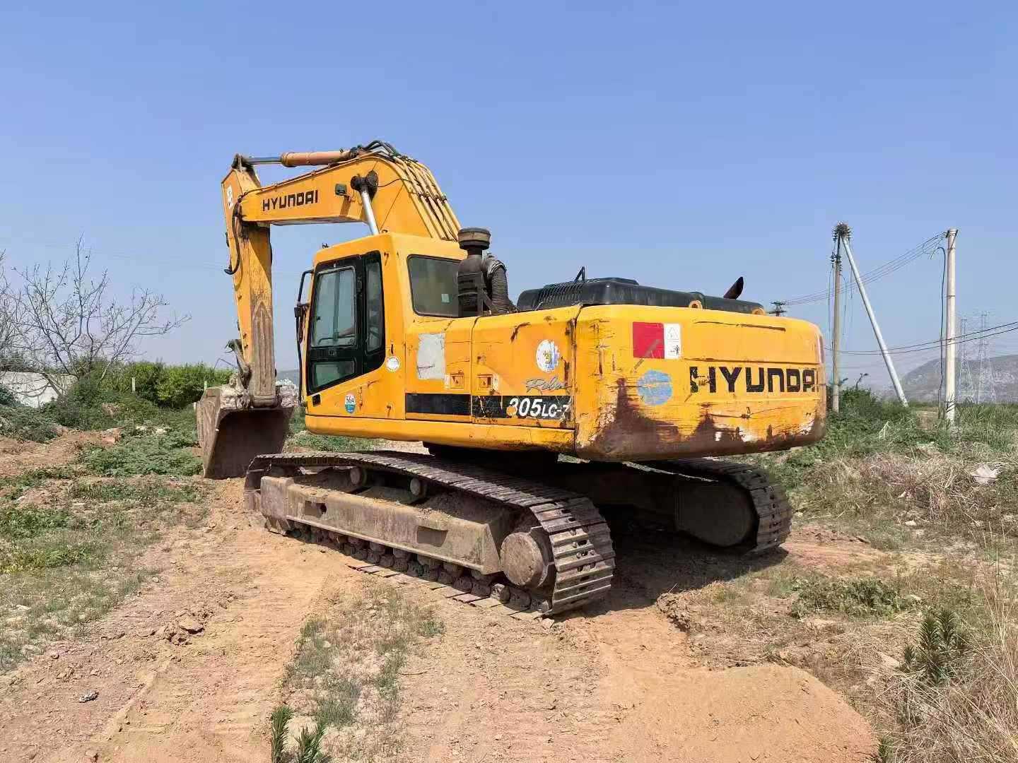 2009 year hyundai 305LC-7 excavator